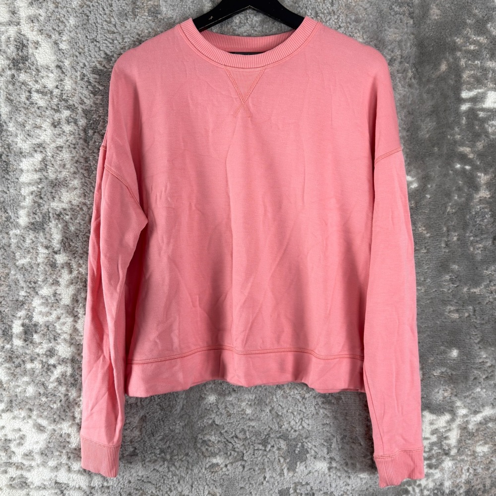 Vineyard Vines Size S Minimalist Outdoor Sweater Pink Long Sleeve Crew‎ Neck